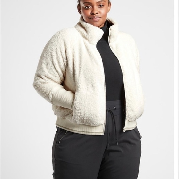 Athleta Jackets & Blazers - Athleta Tugga Sherpa Jacket 1x